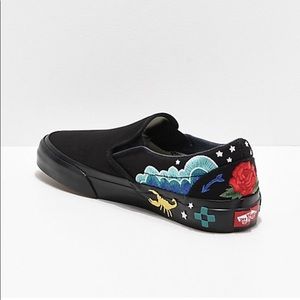 vans desert embellish slip on